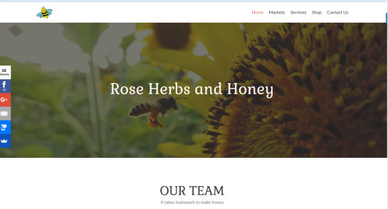 Rose Herbs and Honey